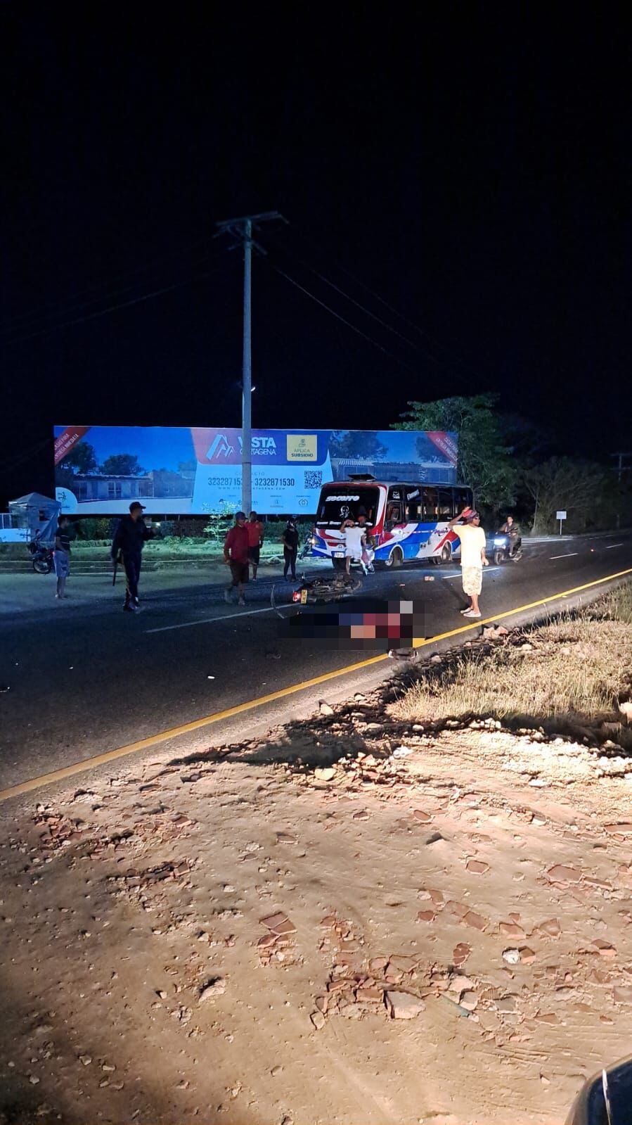 Accidente en Variante de Cartagena