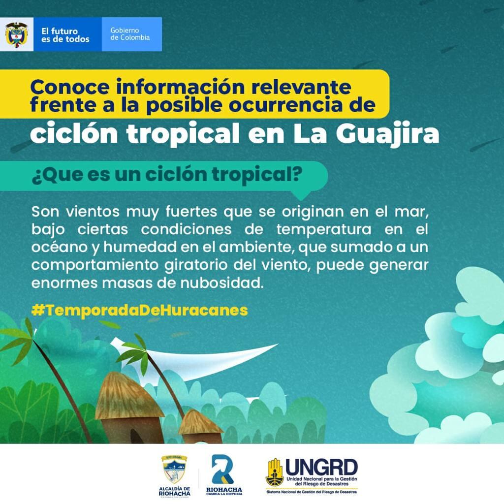 La Unidad de Gestión del Riesgo mantiene la advertencia por el paso del ciclón tropical en la costa Caribe