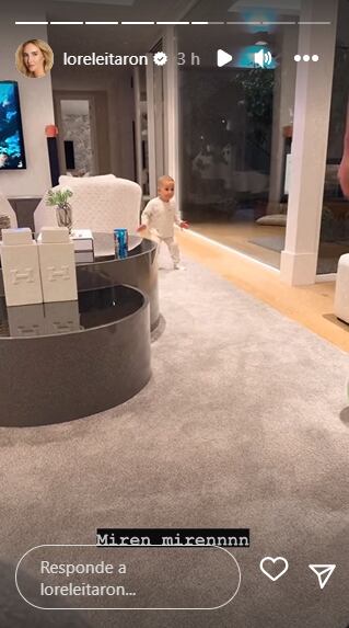 El pequeño Jedidiah sabe muy bien cómo se arman los arqueros. Foto: Instagram @loreleitaron.