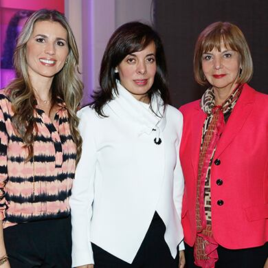 Claudia Cano, Alexandra Ortiz y Amparo Pérez.