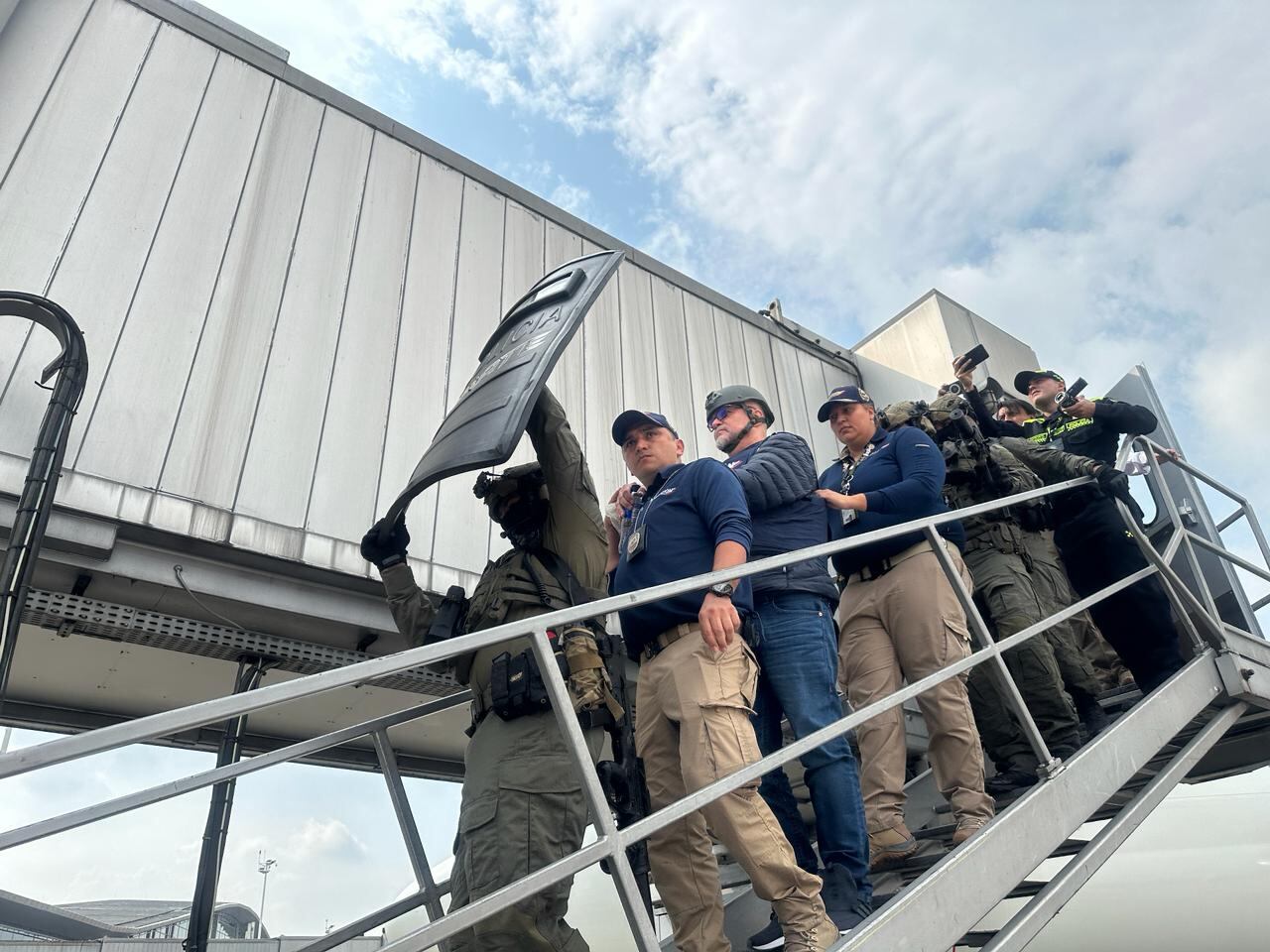 Salvatore Mancuso llegó a Colombia.