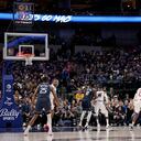 DALLAS, TEXAS - JANUARY 22: Josh Green #8 of the Dallas Mavericks shoots the ball against Reggie Jackson #1 of the LA Clippers in the fourth quarter at American Airlines Center on January 22, 2023 in Dallas, Texas. NOTE TO USER: User expressly acknowledges and agrees that, by downloading and or using this photograph, User is consenting to the terms and conditions of the Getty Images License Agreement. (Photo by Tom Pennington/Getty Images)