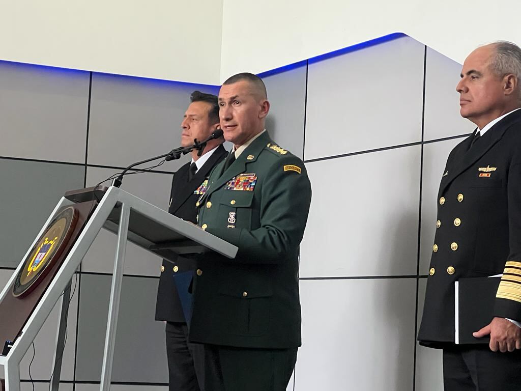 El comandante del Ejército Nacional, general Luis Ospina.