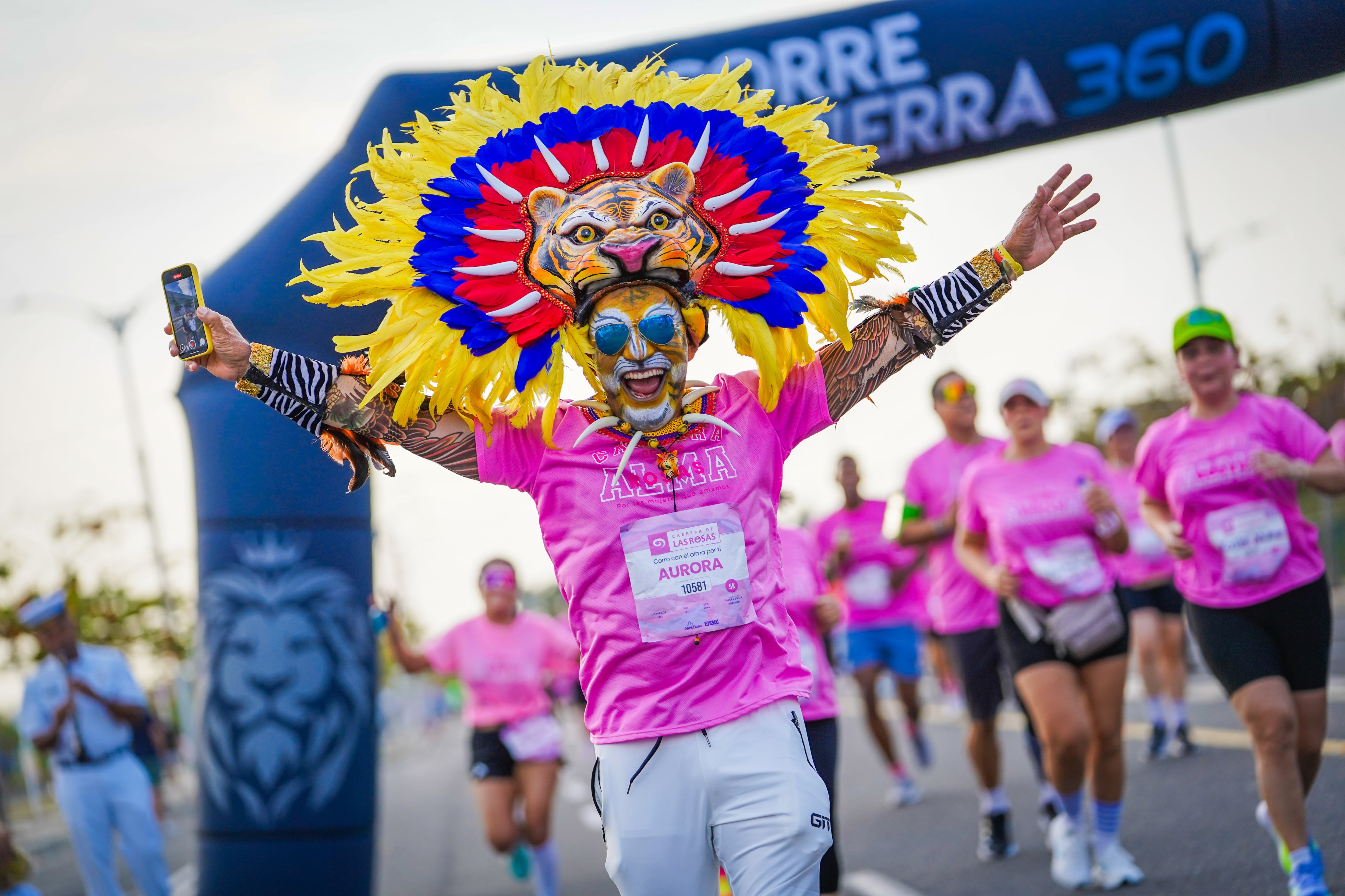 Carrera de las Rosas en Barranquilla.