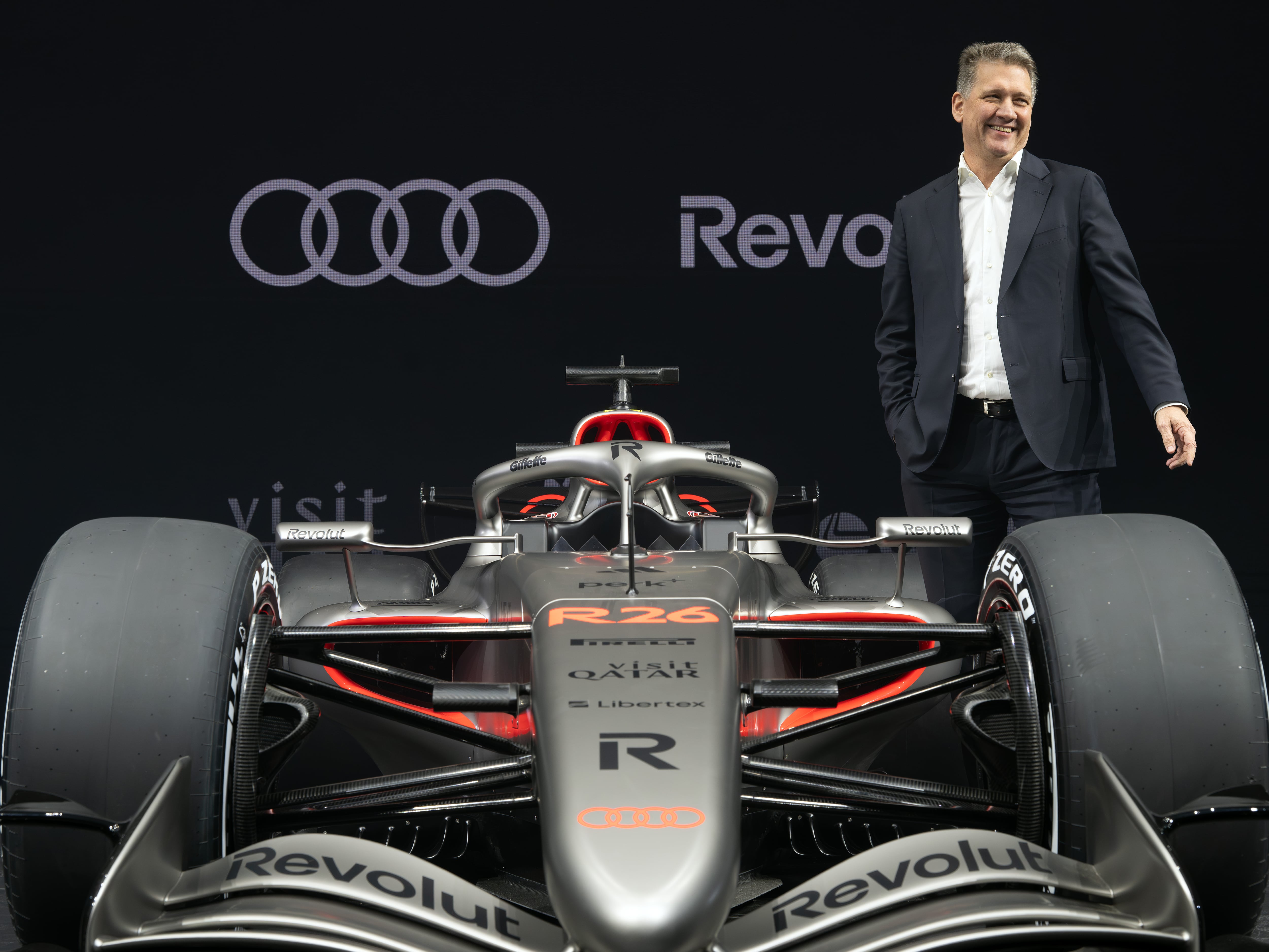 Audi Revolut R 26 , el auto de la marca de los cuatro aros para la Fórmula 1.