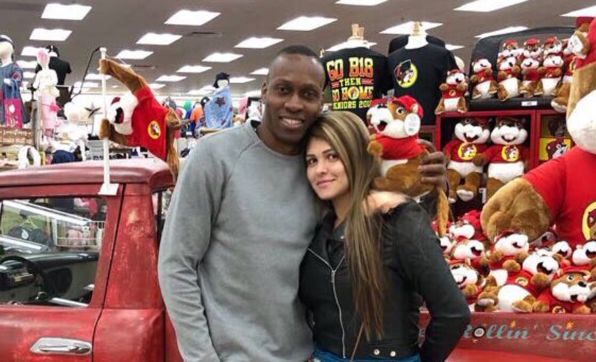 Yuber Mosquera y su esposa Carolina Nava.