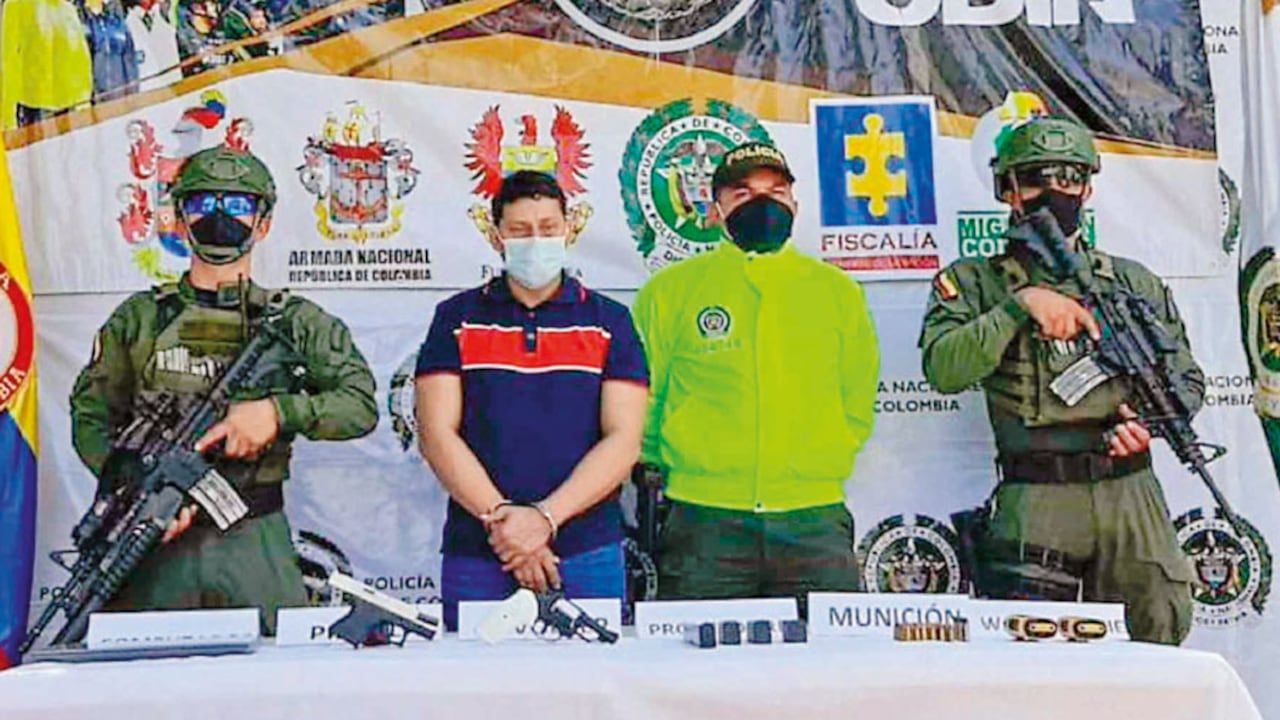 A Norberto Quiroga Poveda, alias 5-5, capturado en Barranquilla, lo señalan de ser uno de los cabecillas de las nuevas Autodefensas Conquistadoras de la Sierra.
