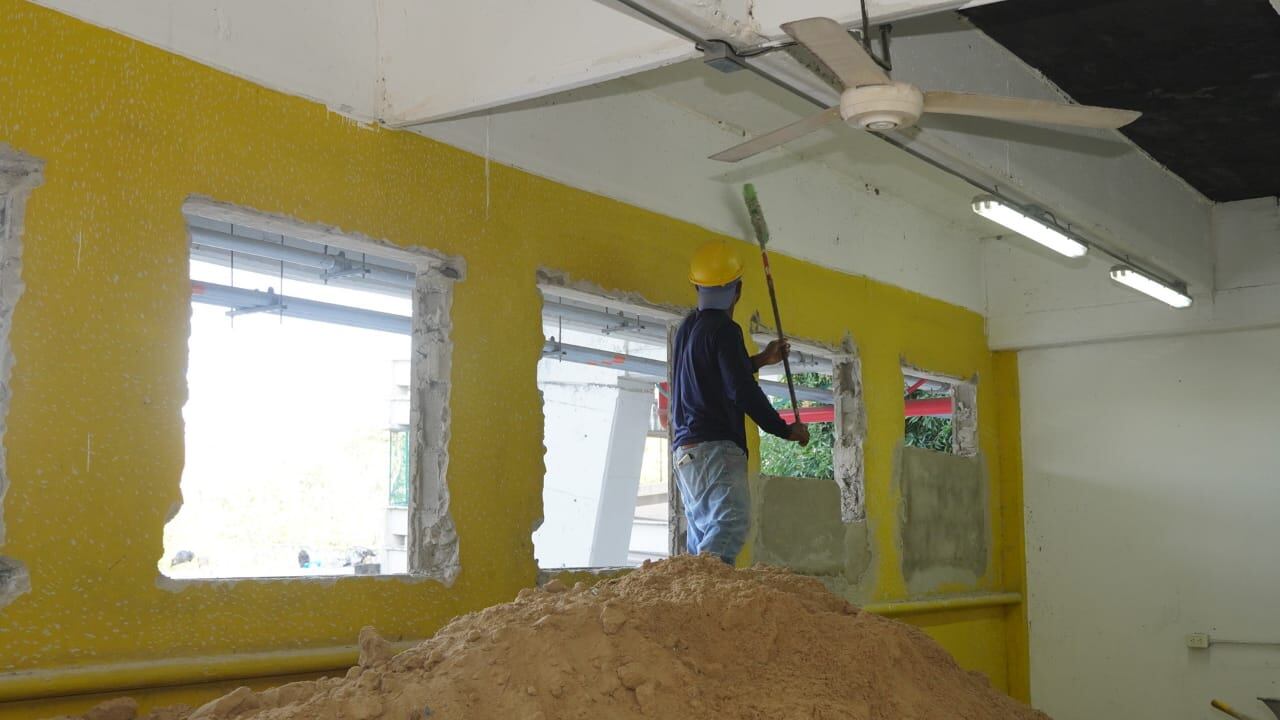 La inversión se realiza con recursos de renovación del pago de los palcos del escenario deportivo.