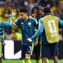 Selección Colombia celebra en el debut del Mundial 2026 vs. Uzbekistán.