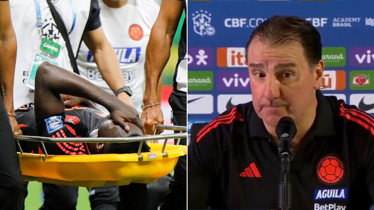 Néstor Lorenzo habló del golpe que sufrió Davinson Sánchez