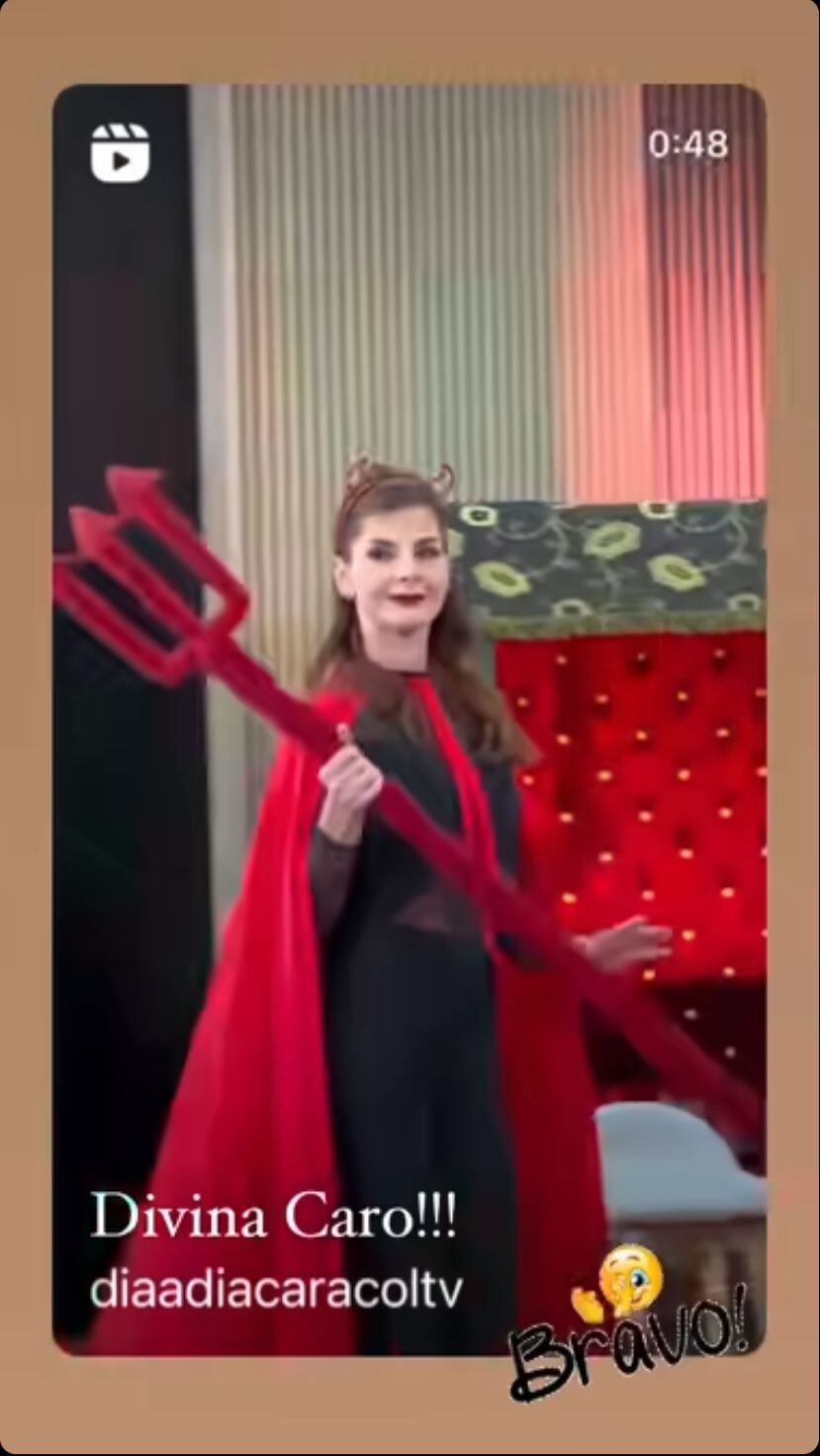 Isabella Santodomingo aplaudió disfraz de Carolina Cruz