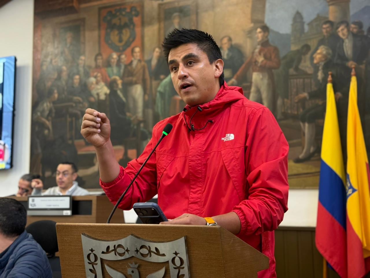 Concejal David Saavedra.