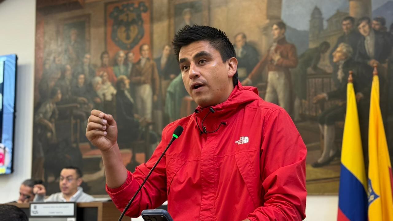 Concejal David Saavedra.