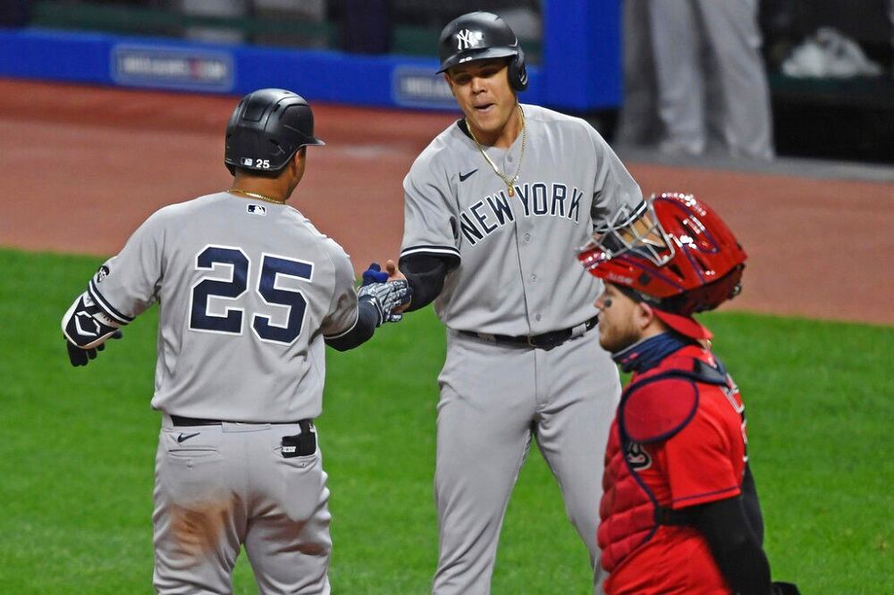 Giovanny Urshela, jugador de los Yankees de Nueva York