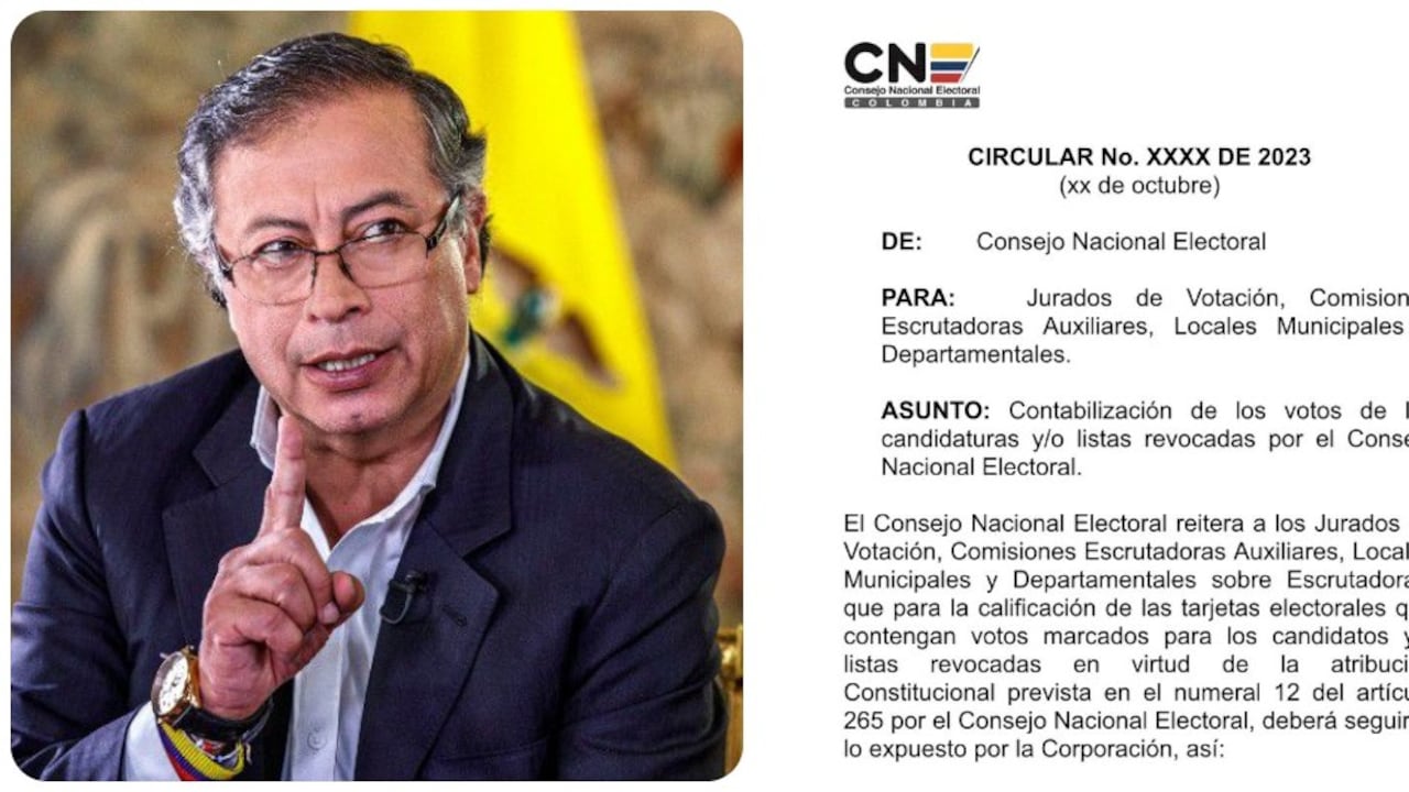 La carta del CNE que habría molestado a Gustavo Petro.