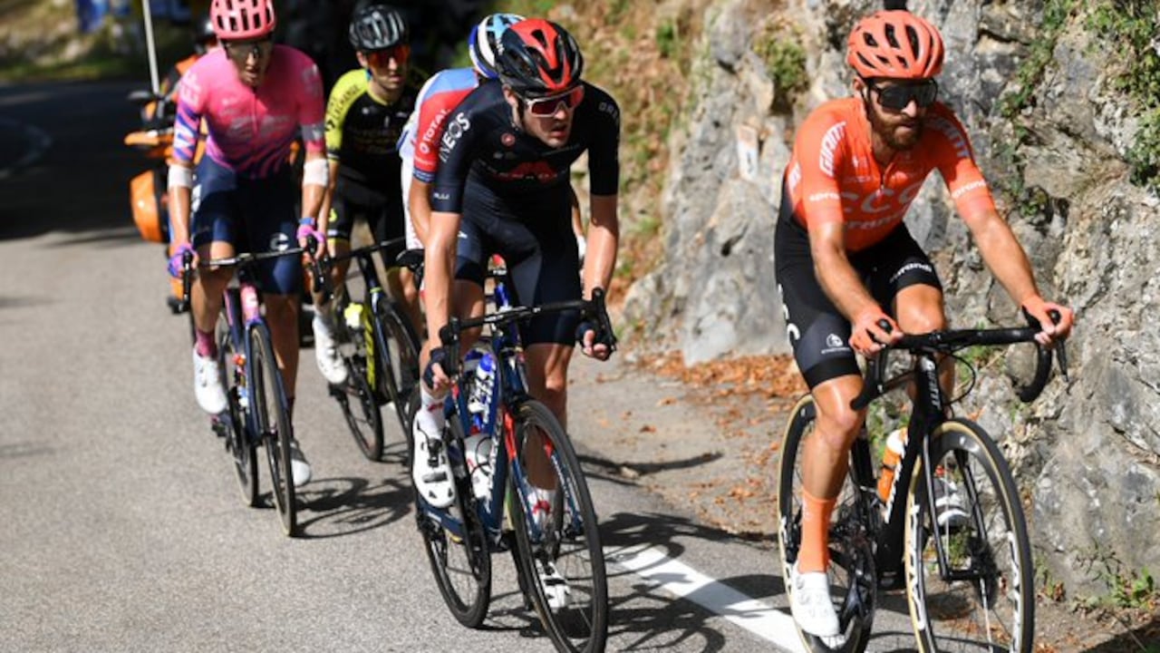 Ciclistas en el Tour de Francia 2020