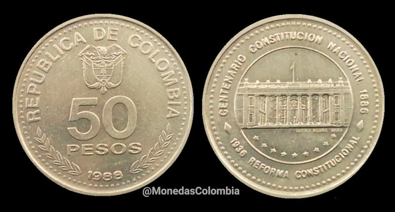 Moneda de $50