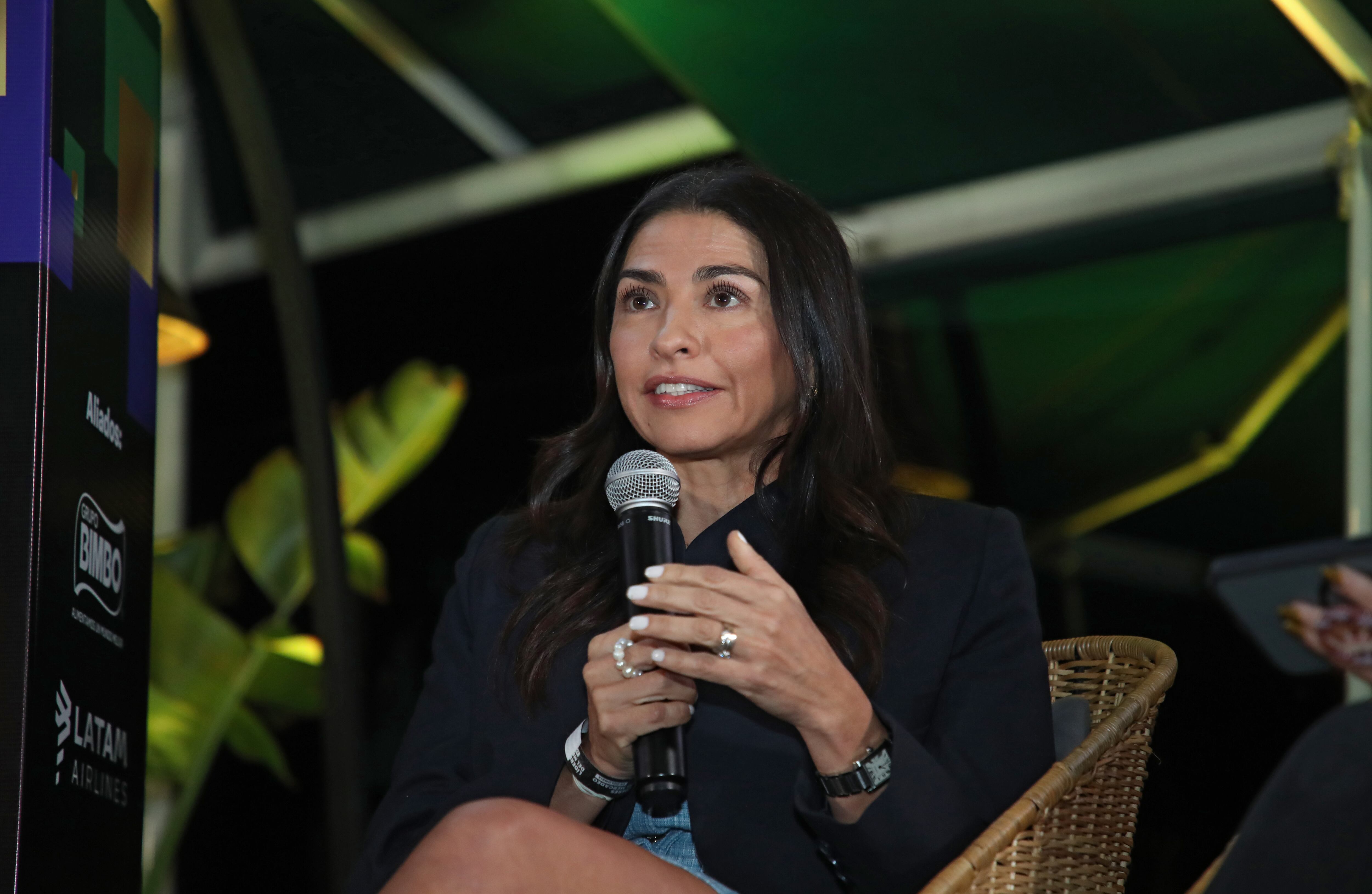 Andrea Suárez, CEO de UM Global y Chair de IPG Mediabrands para Latinoamérica, durante el evento Líderes del Mercadeo en Colombia 2024.