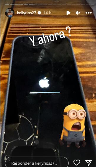 'Guajira', del 'Desafío', tuvo accidente con su celular.