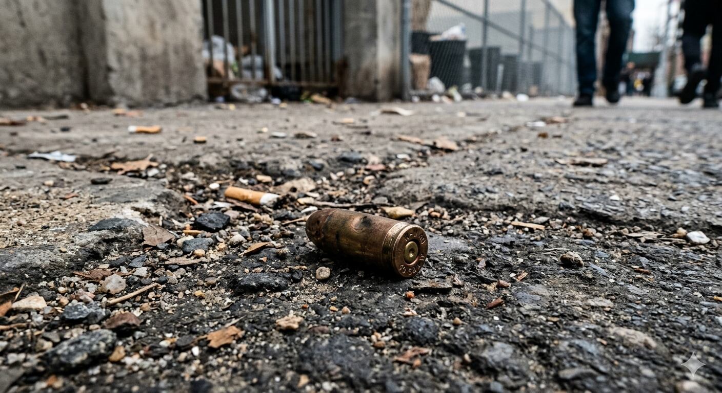 El menor fue impactado en el tórax mientras se encontraba fuera de su vivienda durante el intercambio de disparos.