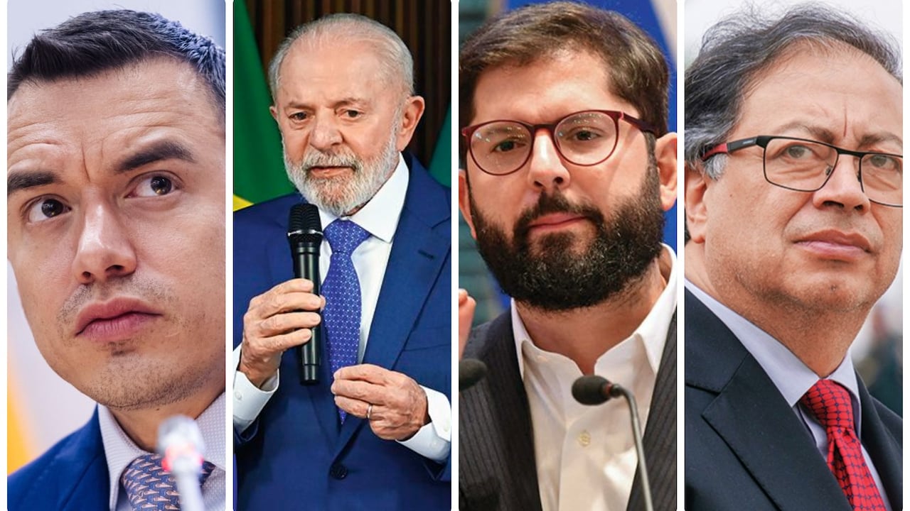 Los presidentes de Ecuador, Brasil, Chile y Colombia se encuentran entre los ranqueados en la encuesta.