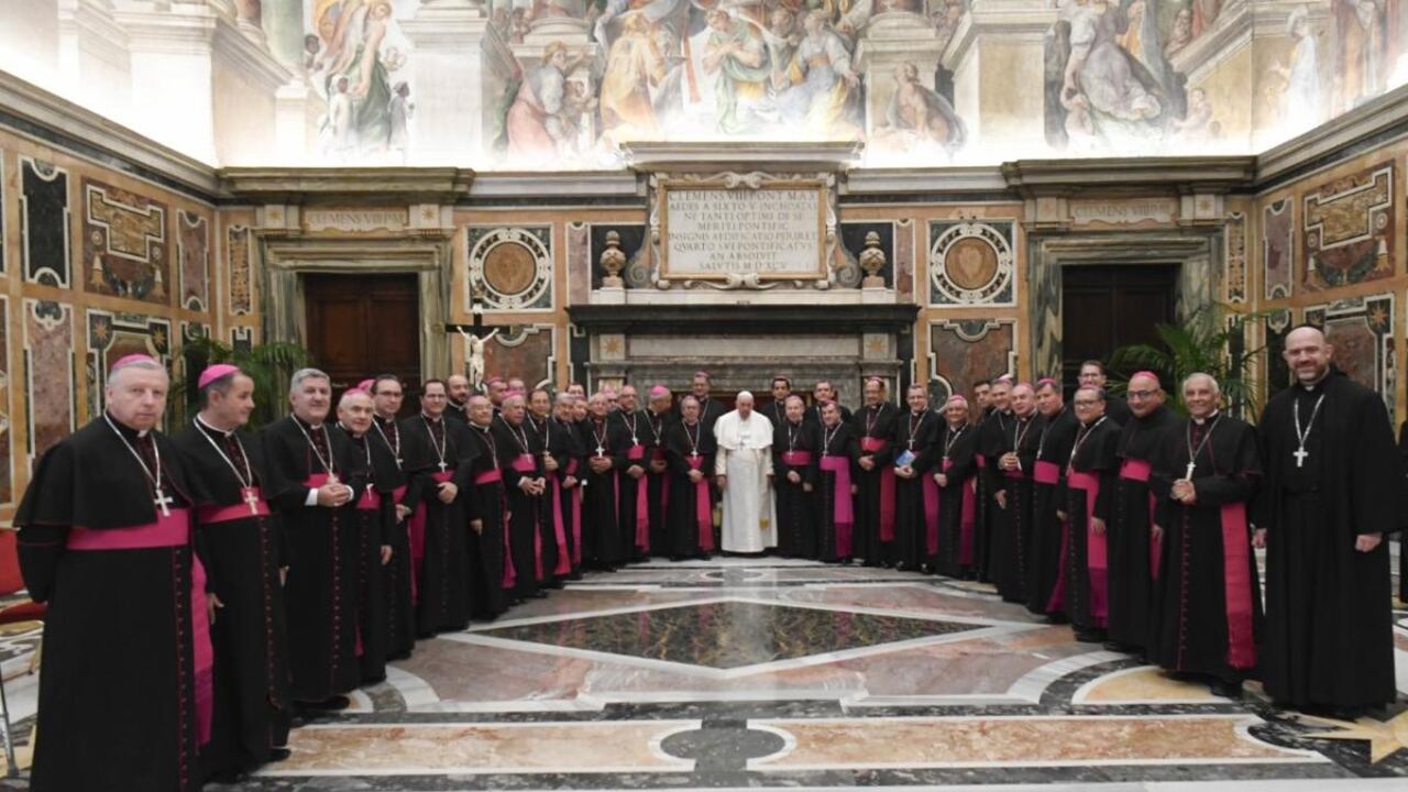 El Sumo Pontífice recibió a la primera delegación colombiana que estará de visita en la Santa Sede.