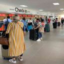 Sala de check-in del Aeropuerto Internacional Ernesto Cortissoz.
