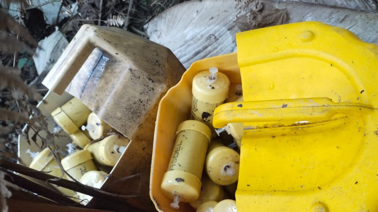 Fuerzas militares encuentran 250 minas antipersonales que, al parecer, pertenecían a disidencias de las Farc.