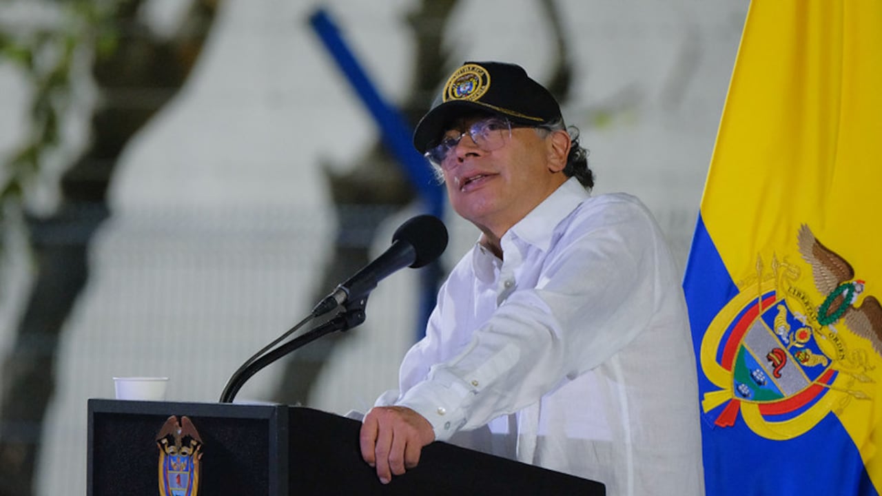 El presidente Gustavo Petro habló de su imagen favorable.