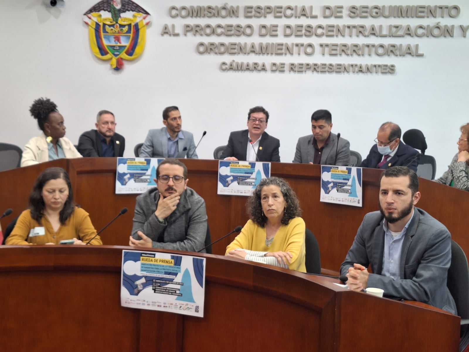 Algunos congresistas del Pacto Histórico.