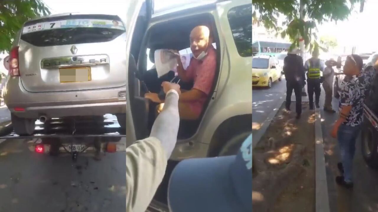 Inmovilizan carro con un menor dentro en Santa Marta