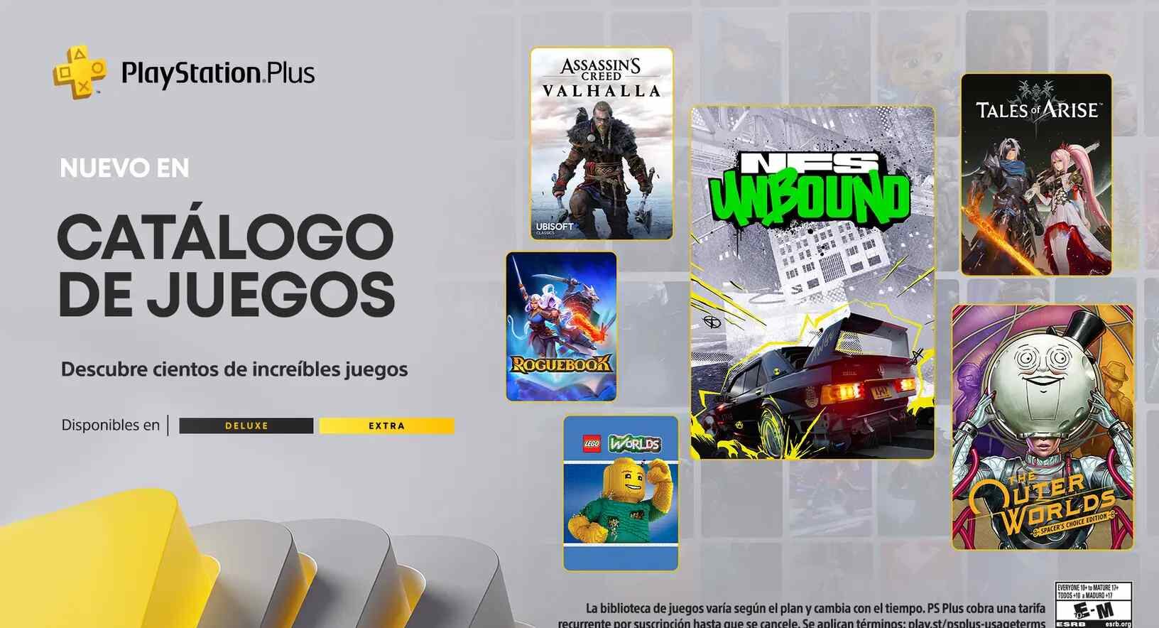 Juegos PS Plus Extra y Deluxe para febrero del 2024