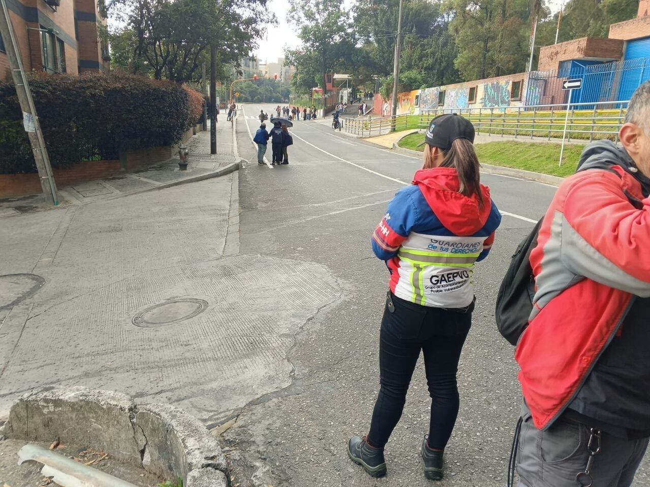 Manifestación en la Circunvalar.
