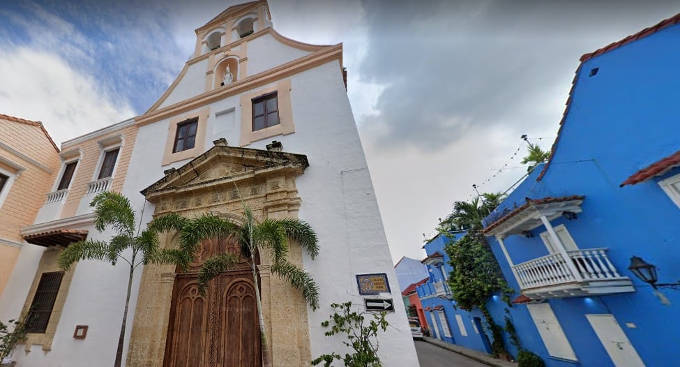 Parroquia Santo Toribio en el Centro Histórico de Cartagena