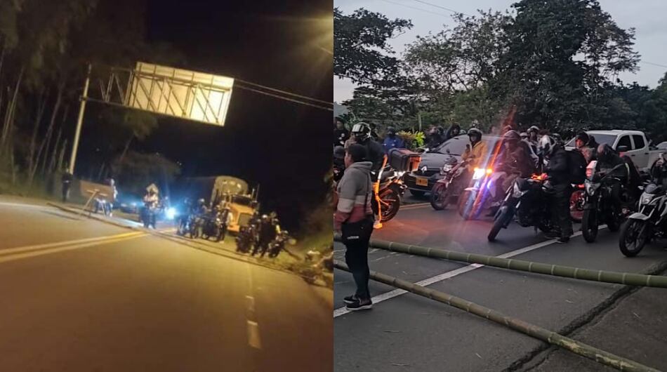 Bloqueos en la vía Panamericana este lunes 4 de diciembre.