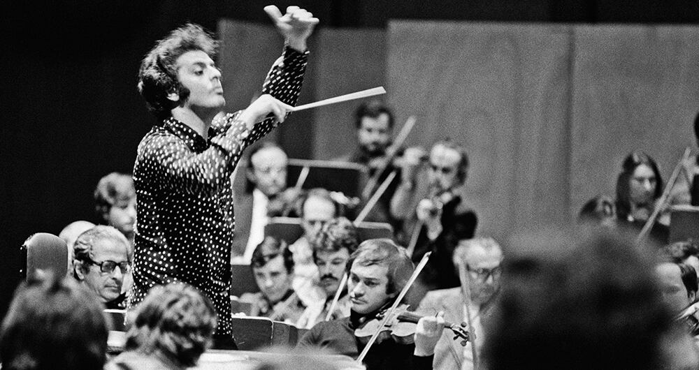 Daniel Barenboim en su juventud.