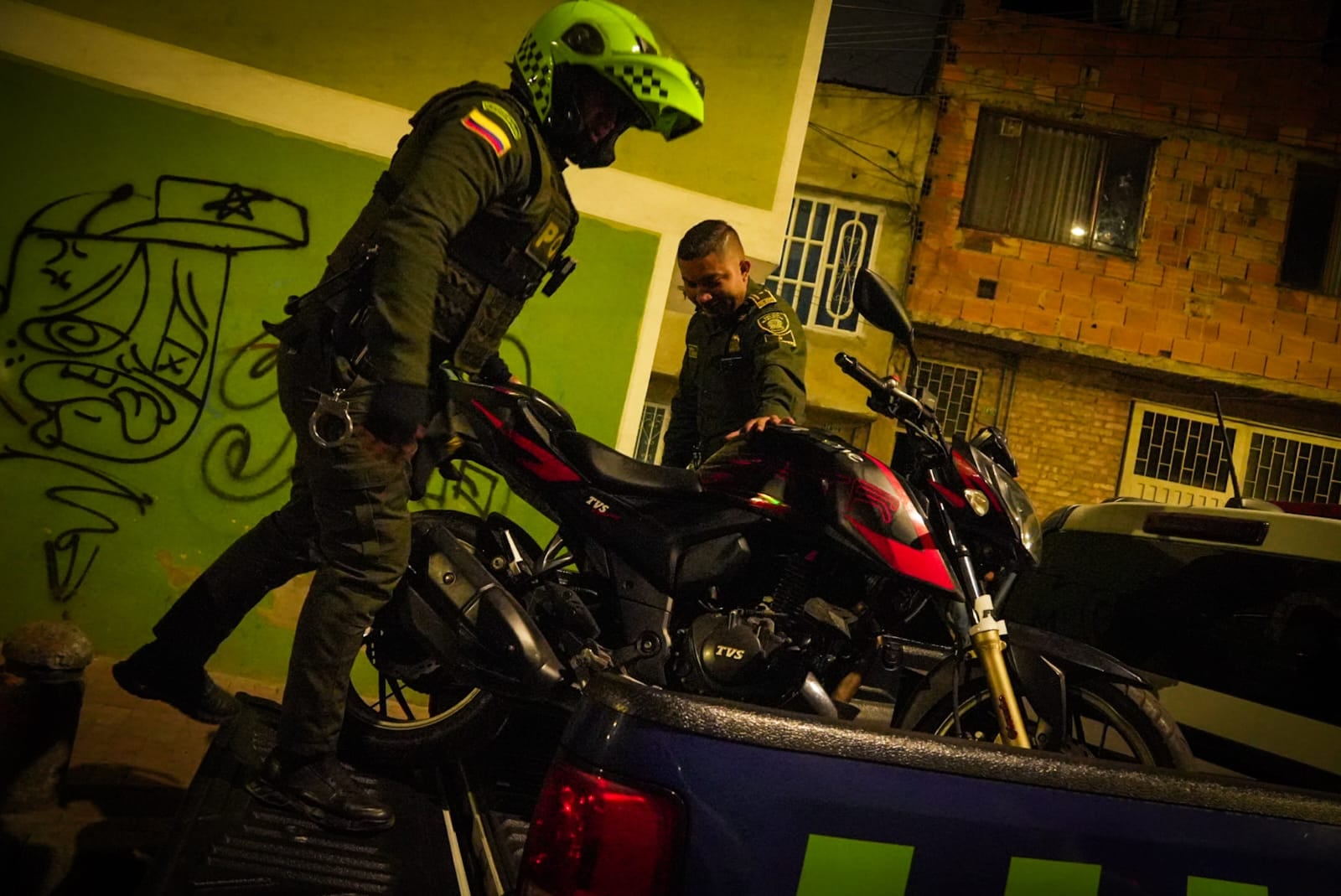 En los operativos se recuperaron dos motocicletas