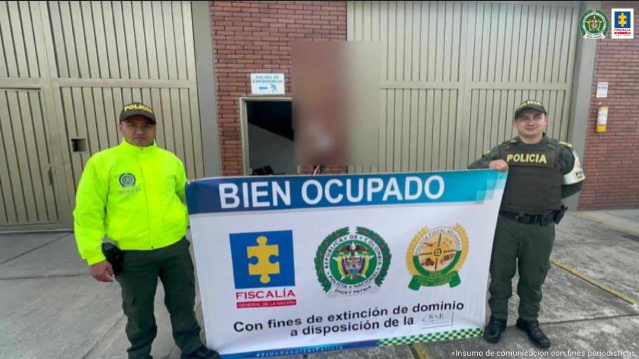 Fiscalía ocupó bienes para extinción de dominio en el centro de Bogotá