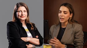 Iris Marín y María Clara Posada.