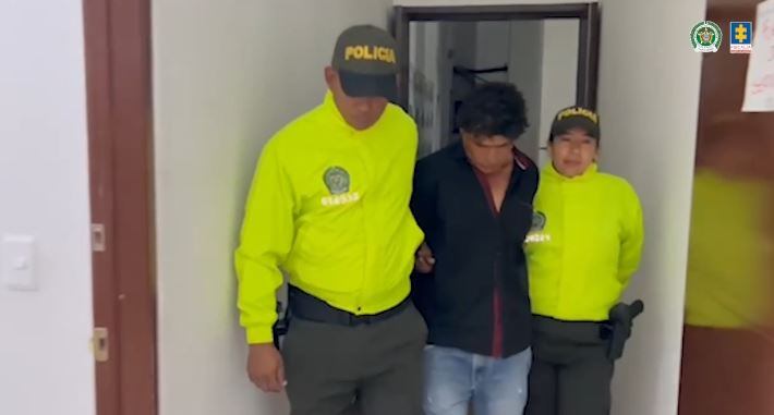 Carlos Andrés Rivera Ruíz, presunto asesino serial, fue capturado en Tabio, Cundinamarca.