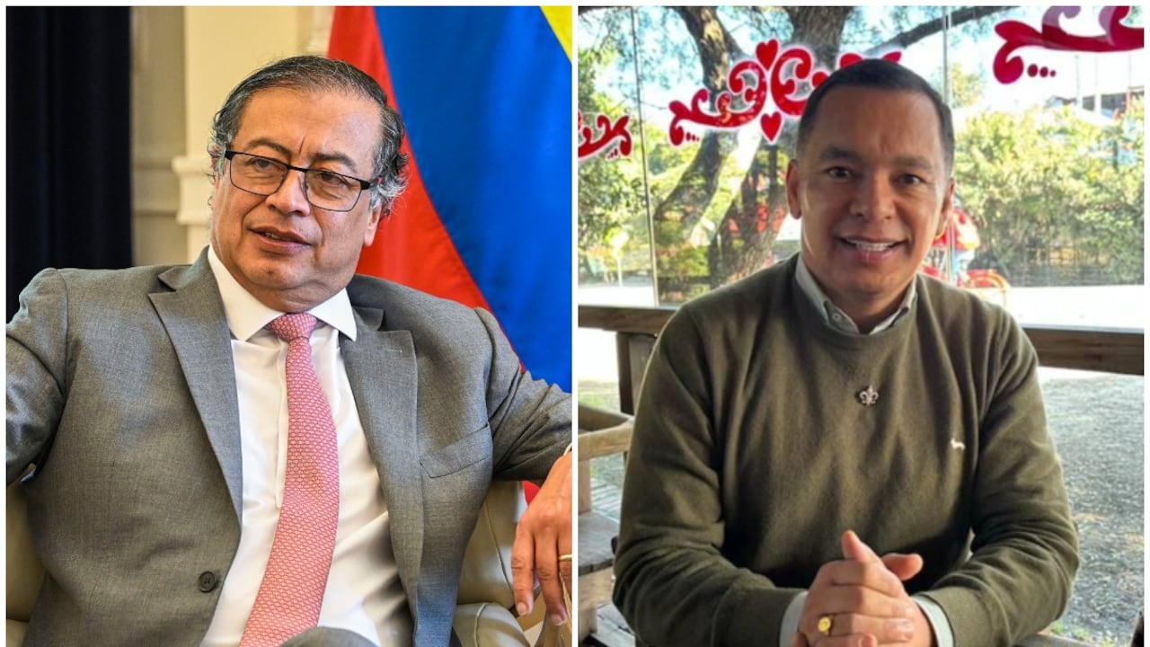 Presidente Gustavo Petro y profesor Salomón