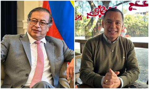 Presidente Gustavo Petro y profesor Salomón