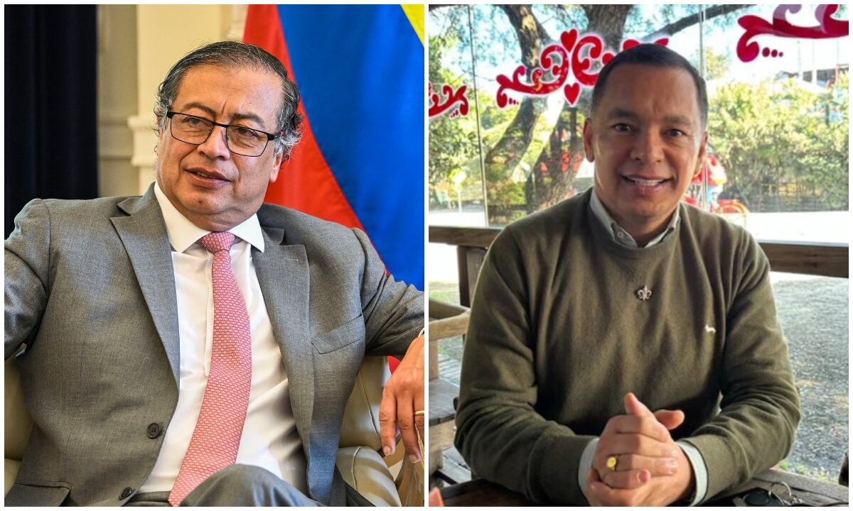 Presidente Gustavo Petro y profesor Salomón