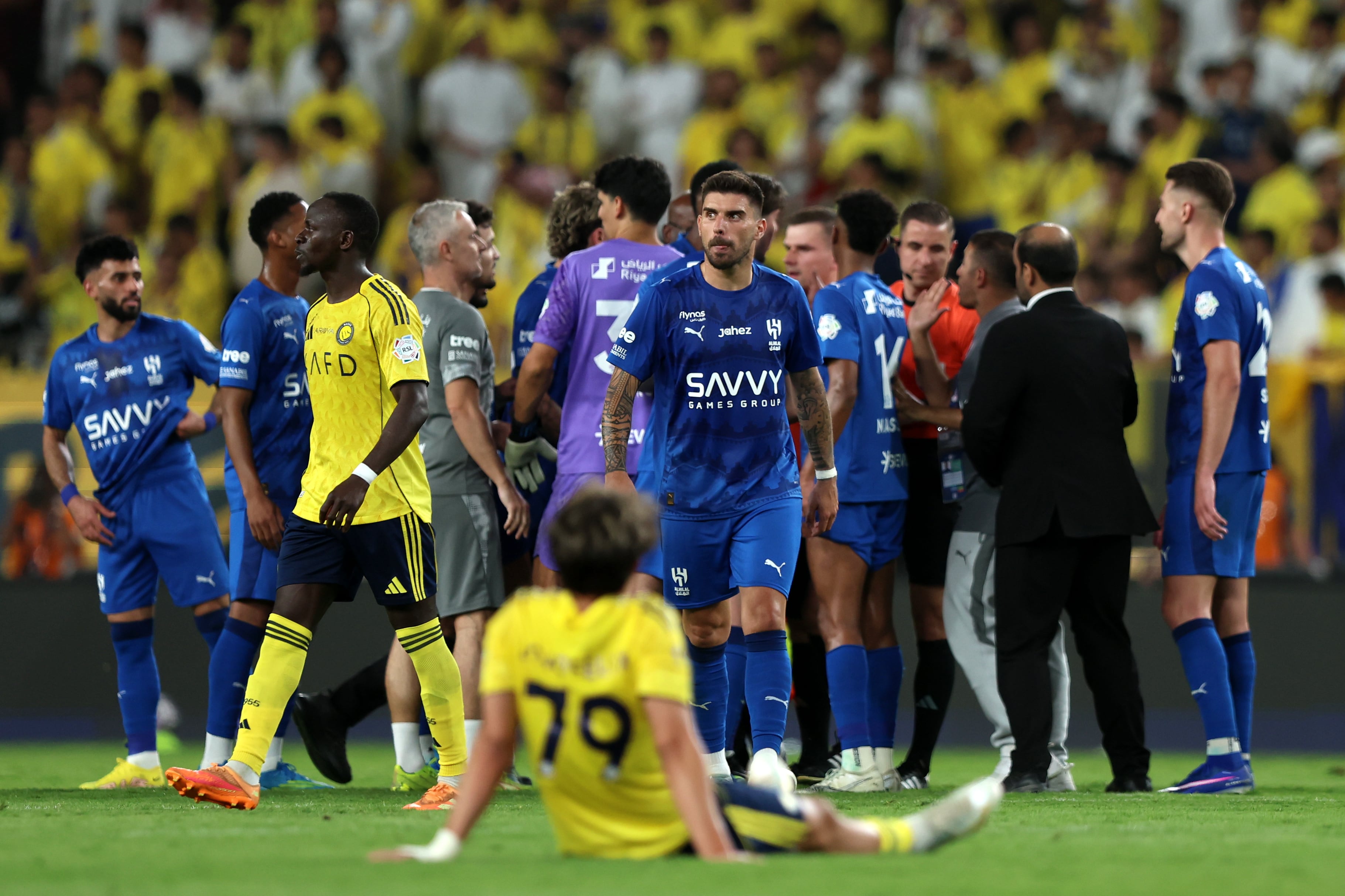 Al Nassr vs. Al Hilal. El clásico acabó en empate 1-1