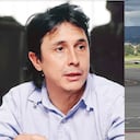 Fabio Ochoa y el avión que lo trajo de regreso a Colombia.