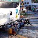 En el accidente el motociclista murió inmediatamente