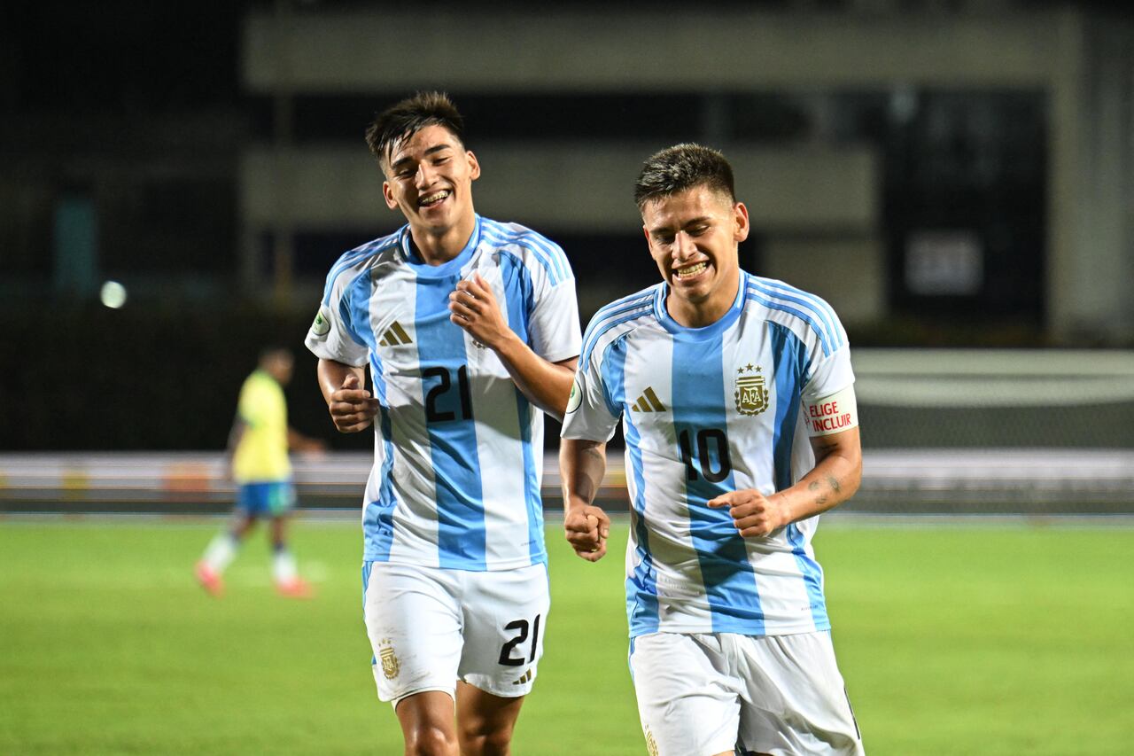 Claudio Echeverri, figura de Argentina Sub-20.