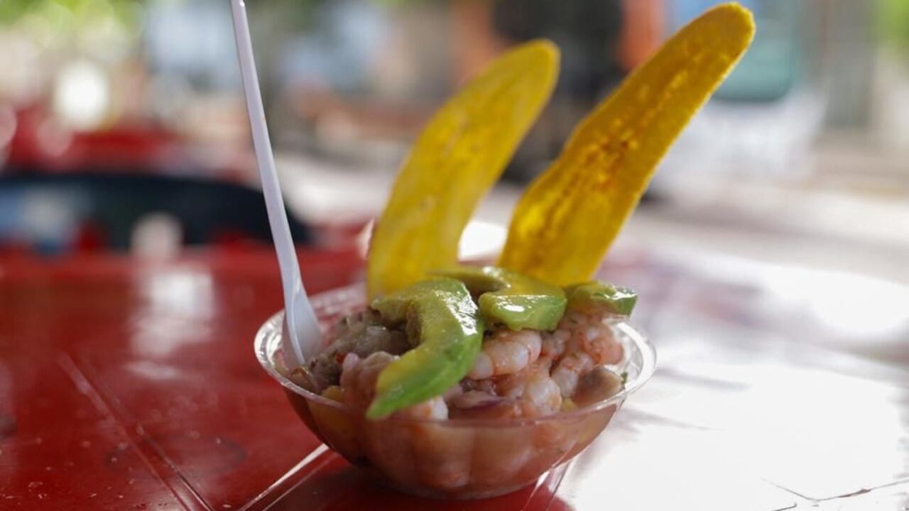 Cóctel de camarón cartagenero