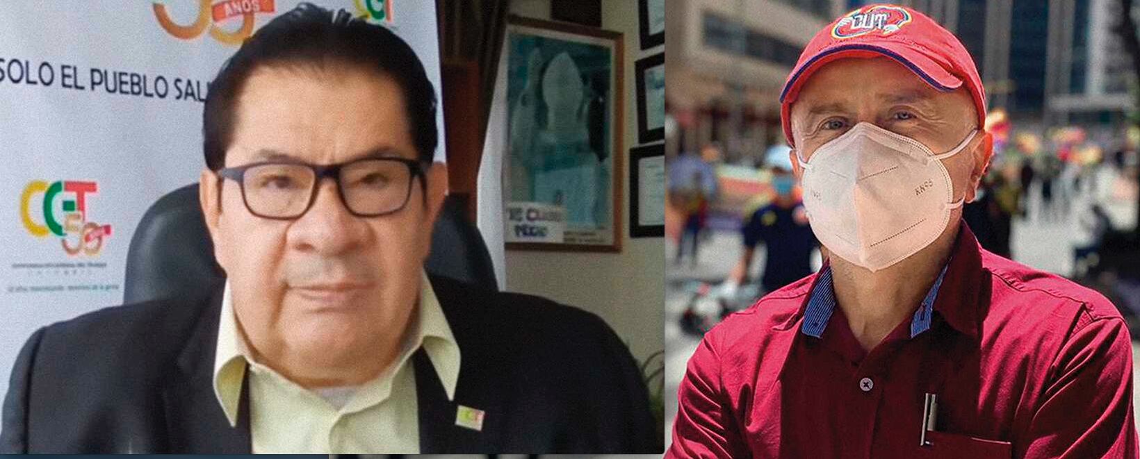 Percy Oyola y Francisco Maltés