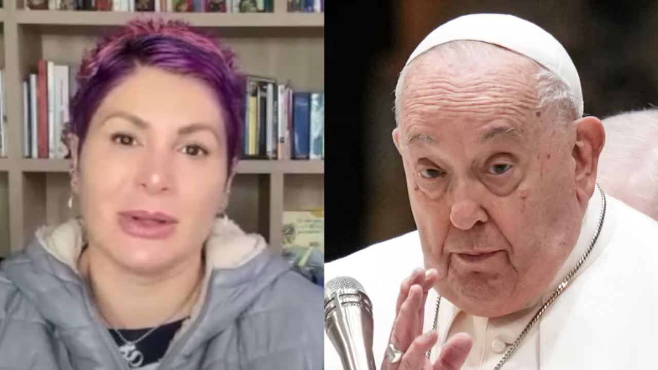 Ayda Valencia había mencionado la muerte del papa Francisco.